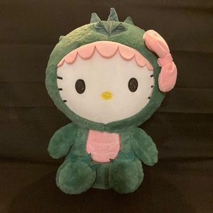 Hello Kitty Dino Plushie 14” Tall with Dino Plushie